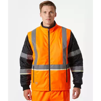 Helly Hansen UC-ME insulator jacket, Hi-vis Orange/Ebony
