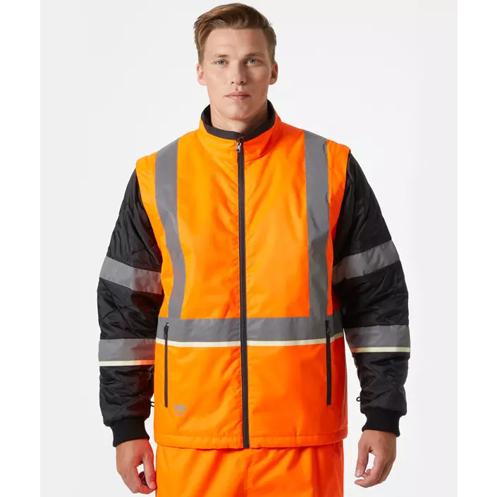 Helly Hansen UC-ME insulator jacket, Hi-vis Orange/Ebony, large image number 1