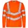 Engel Safety langermet Grandad  T-skjorte, Hi-vis Orange, Hi-vis Orange, swatch