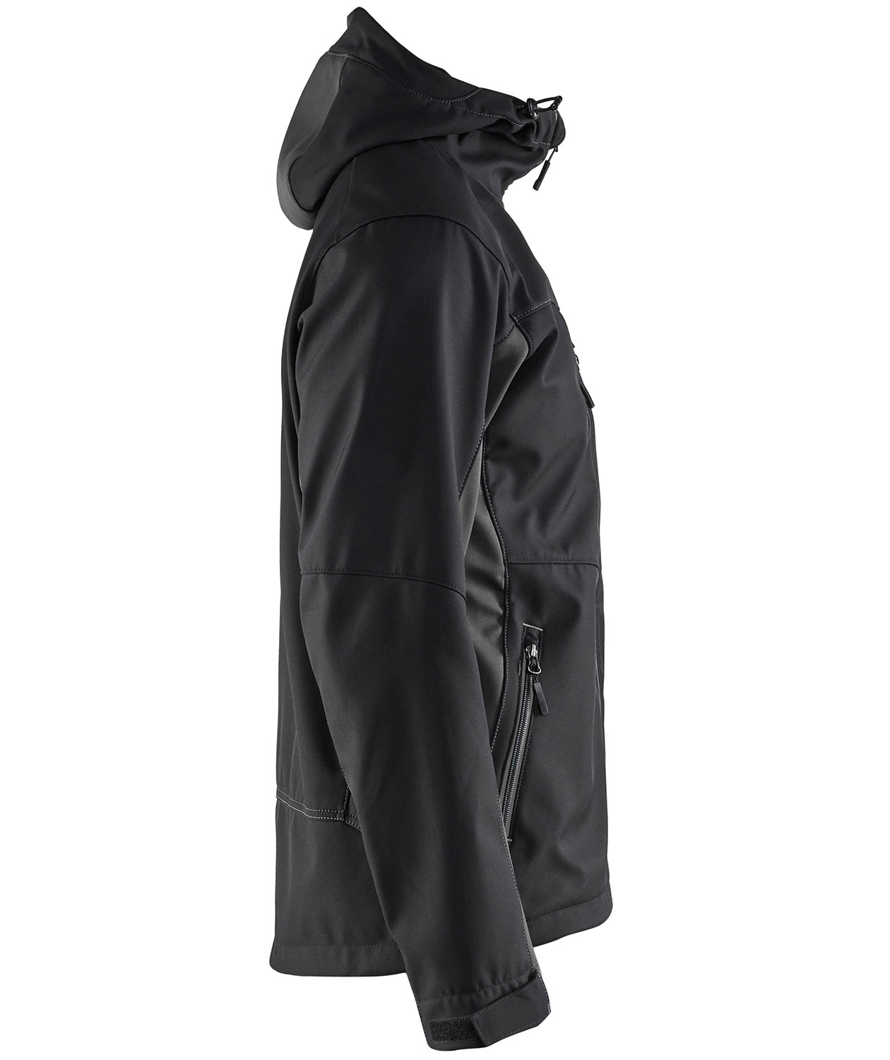 Bl&aring;kl&auml;der Unite softshelljakke, Sort/M&oslash;rkegr&aring;, large image number 3