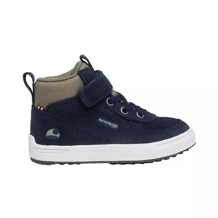 Viking Samuel Mid WP JR sneakers for kids, Navy/Olive, large image number 1