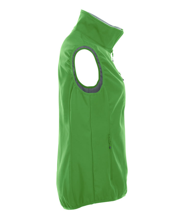 Clique Basic women's softshell vest, Apple Green, large image number 3