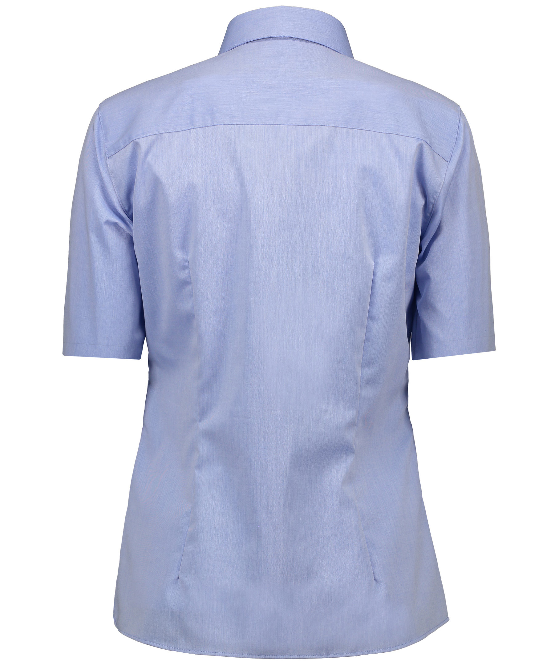 Seven Seas Fine Twill short-sleeved Modern fit women shirt, Light Blue