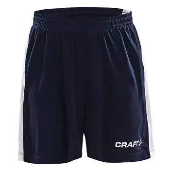 Craft Progress shorts for barn, Navy/Hvit
