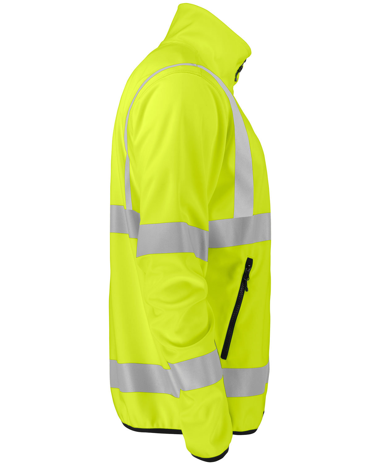 ProJob softshell jacket 6105, Hi-vis Yellow/Black, large image number 3
