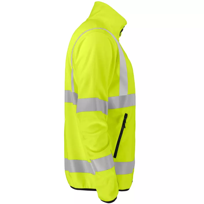 ProJob softshell jacket 6105, Hi-vis Yellow/Black, large image number 3