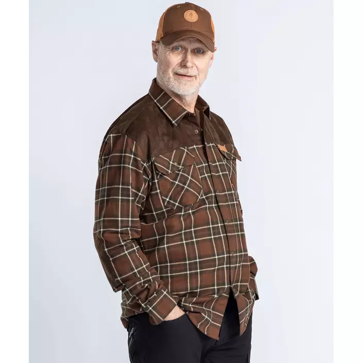 Pinewood Douglas foret skovmandsskjorte, Nougat/Beige, large image number 1