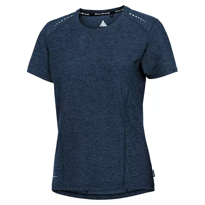 Pitch Stone Damen T-Shirt, Navy melange, large image number 0