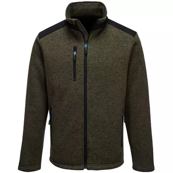 Portwest KX3 knitted fleece jacket, Olive Green