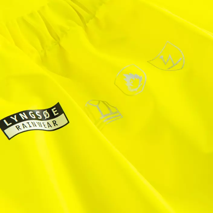 Lyngsøe PU regnbyxa, Varsel gul/marinblå, large image number 1