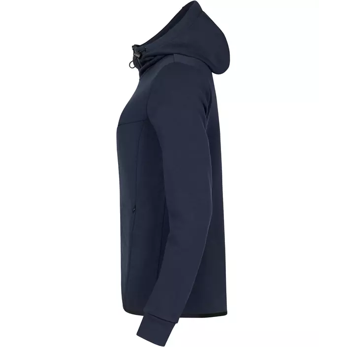 Clique Hayden women's hoodie with full zipper, Dark navy, large image number 3