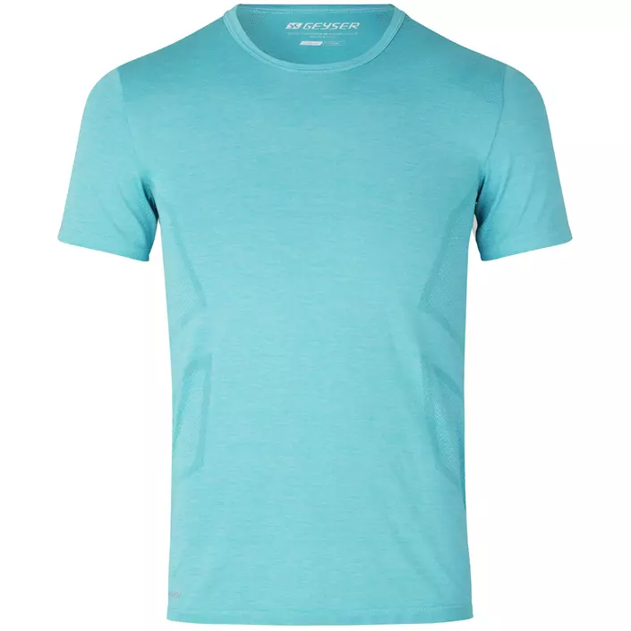 GEYSER sömlös T-shirt, Mint melange, large image number 0