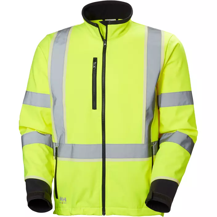 Helly Hansen UC-ME softshelljakke, Hi-vis Gul/Ebony, large image number 0