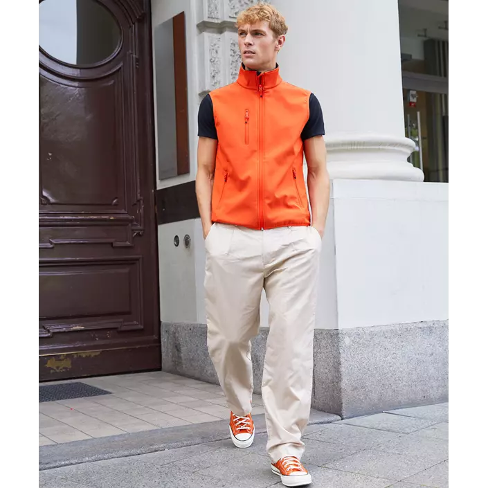 Clique Classic softshell vest, Blood orange, large image number 1