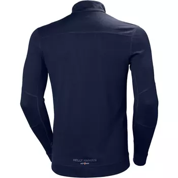 Helly Hansen Lifa half zip long-sleeved undershirt with merino wool, Navy