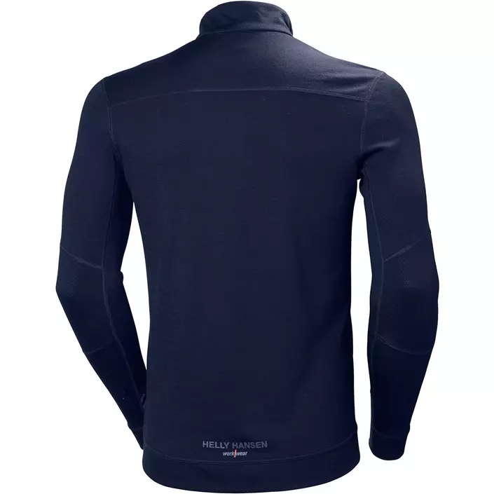 Helly Hansen Lifa half zip undershirt with merino wool, Navy, large image number 1