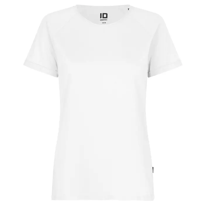 ID Core Slub T-shirt dam, Vit, large image number 0