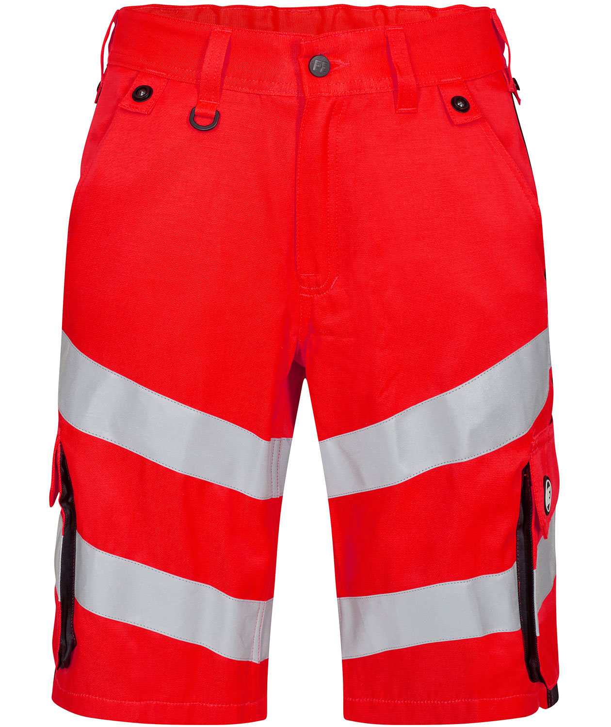 Engel Safety Light work shorts, Hi-vis Red/Black, Hi-vis Red/Black, swatch