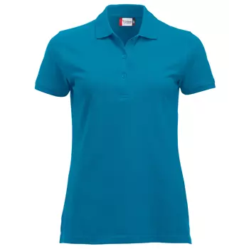 Clique Classic Marion women's polo shirt, Turquoise