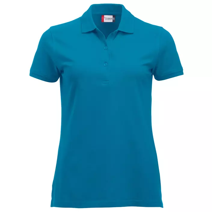 Clique Classic Marion women's polo shirt, Turquoise, large image number 0