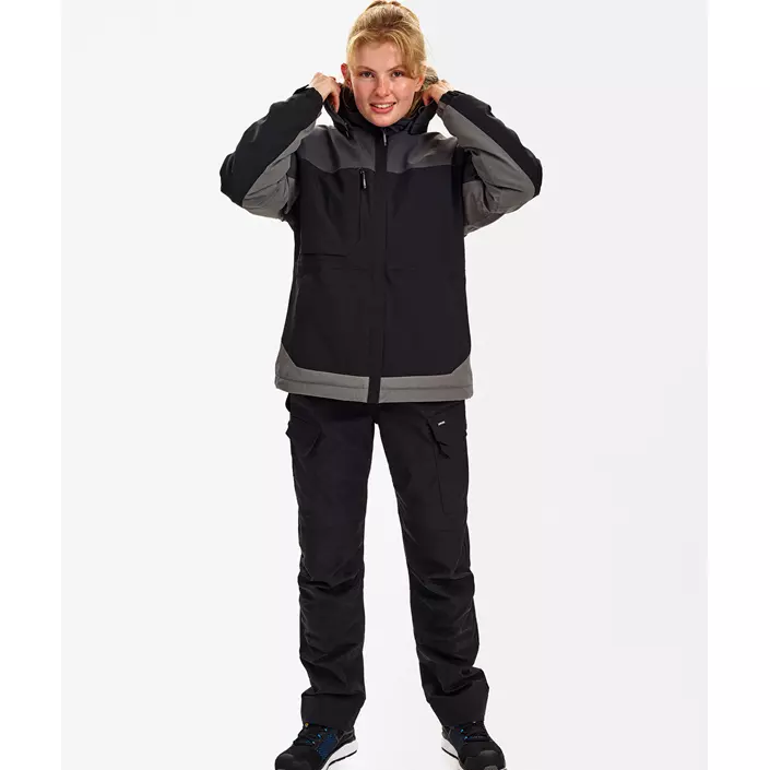 Engel Entire dame vinterjakke, Black/Anthracite Grey, large image number 1