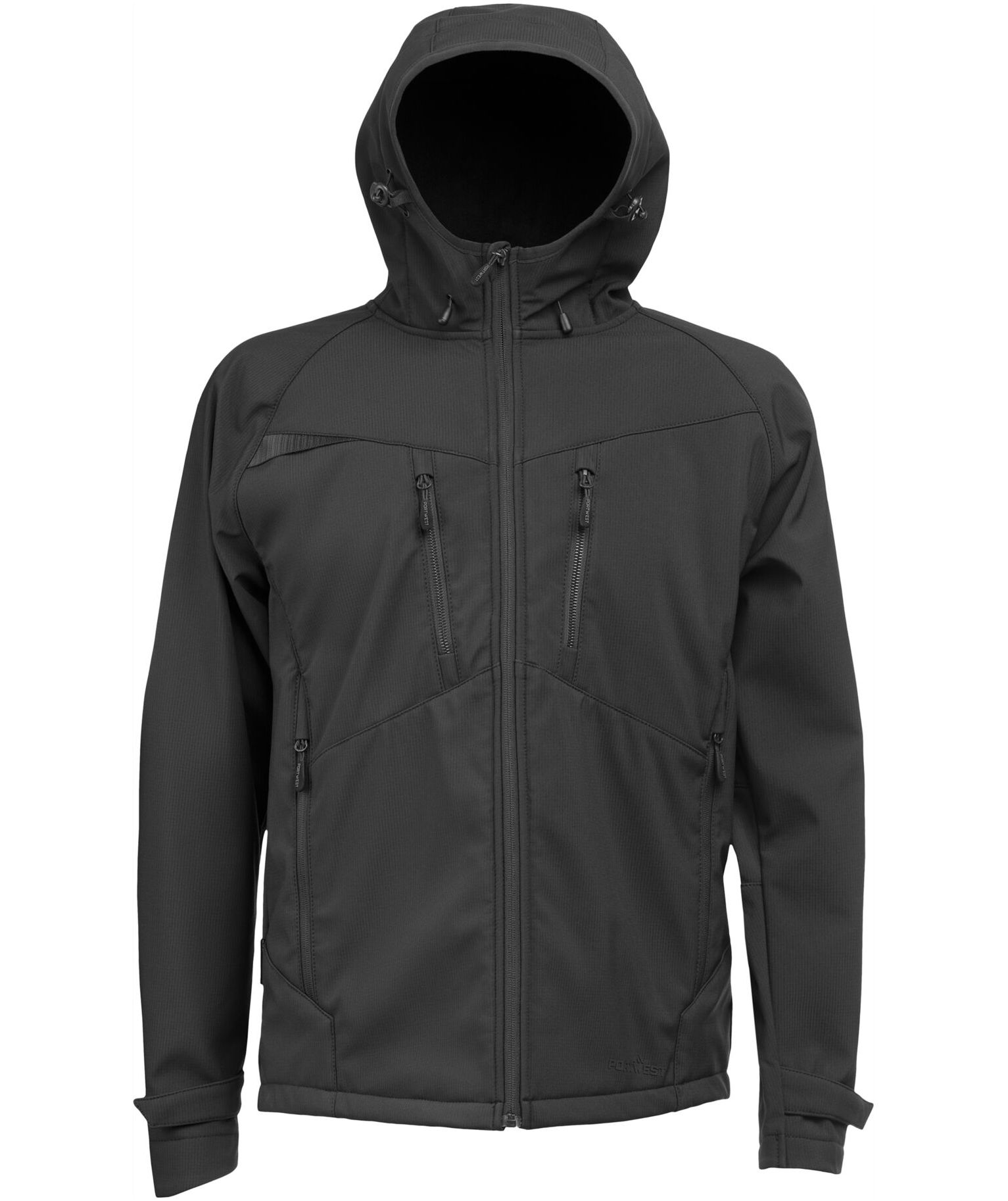 Portwest DX4 softshelljacka full stretch, Djup svart, Djup svart, swatch