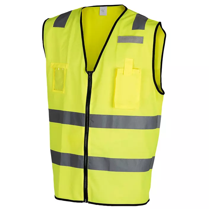 L.Brador reflective safety vest 4142P, Hi-Vis Yellow, large image number 0