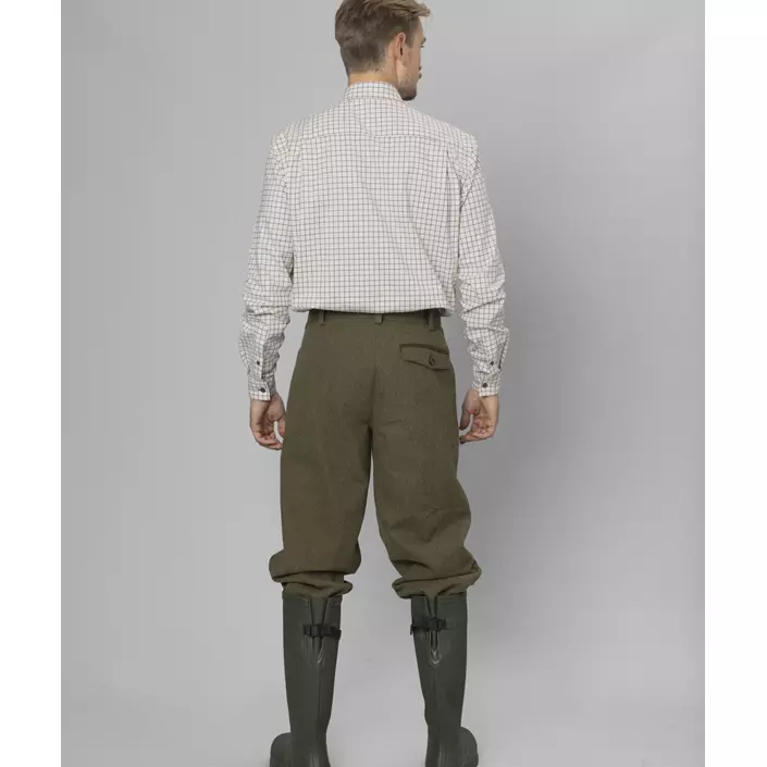 Seeland Oxford Shooting skjorta, Grape leaf/Terracotta check, large image number 3