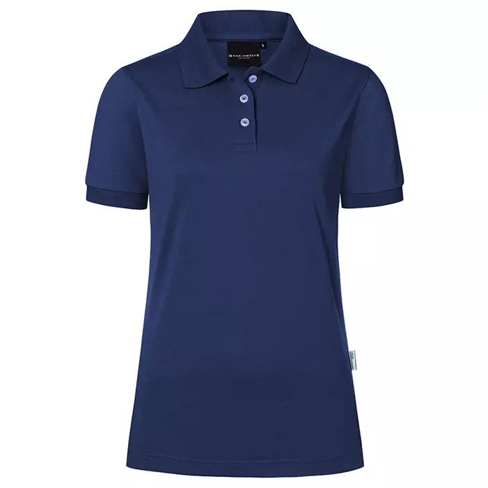 Karlowsky Modern-Flair dame polo t-shirt, Navy, large image number 0