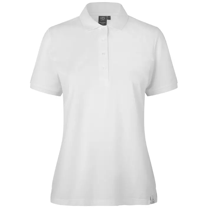 ID PRO Wear CARE dame polo T-skjorte, Hvit, large image number 0