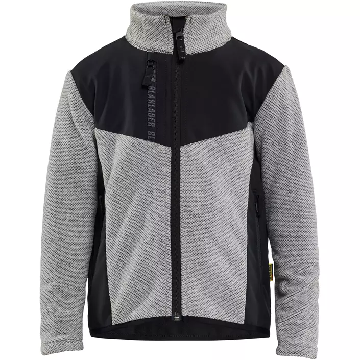 Blåkläder fleecetrøje til børn, Gråmeleret/sort, large image number 0