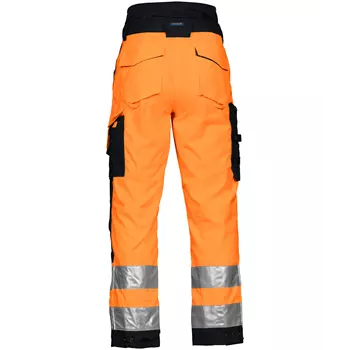 ProJob lined work trousers 6514, Hi-Vis Orange/Black
