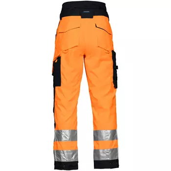 ProJob lined work trousers 6514, Hi-Vis Orange/Black