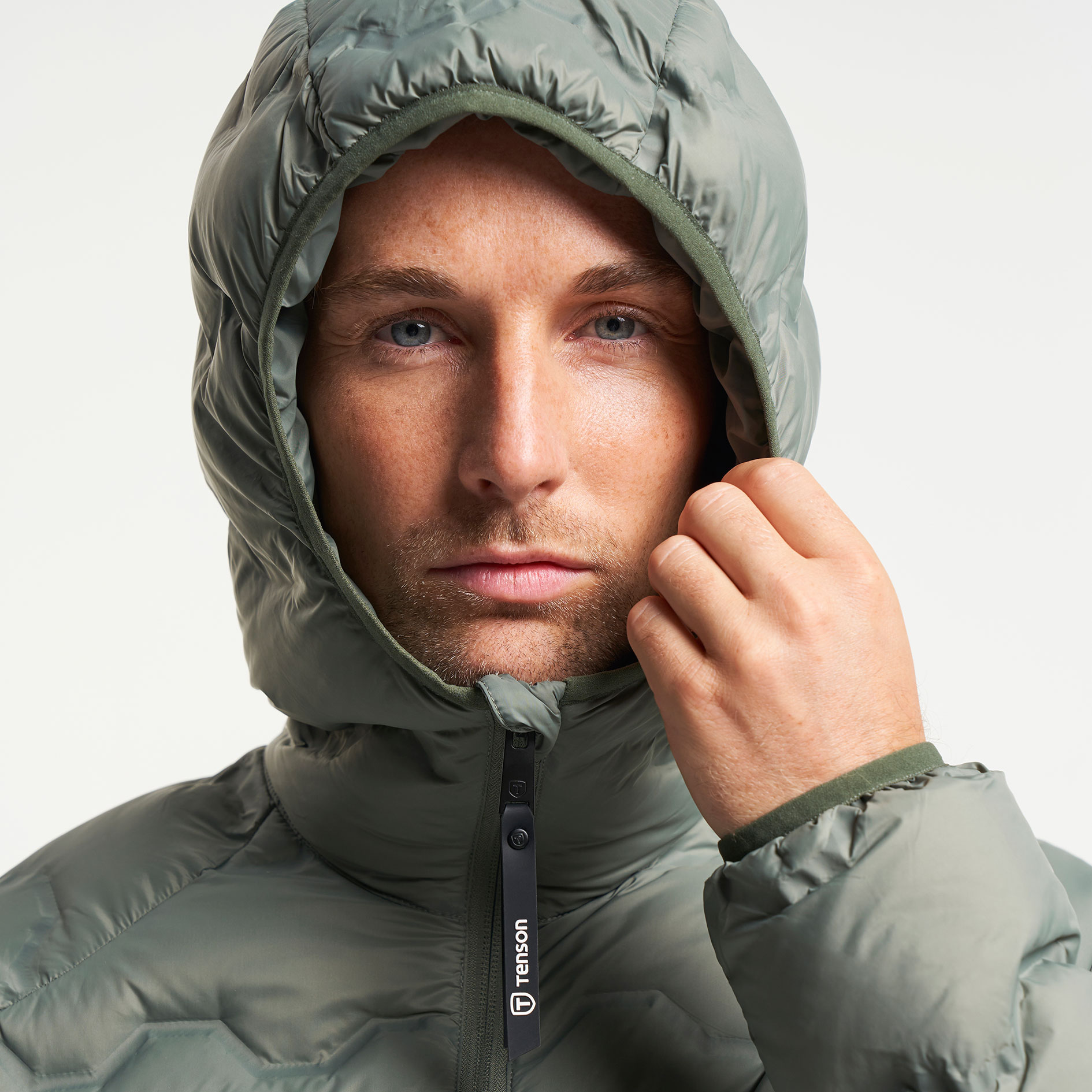 Tenson TXlite Shibui down jacket, Grey Green, large image number 5