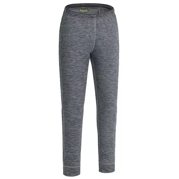 Pinewood Abisko dame baselayer bukser, Dark Grey Melange, large image number 0