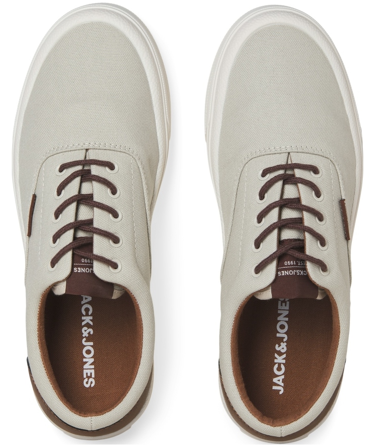 Jack & Jones JFWISLINGTON canvas sneakers, Moonbeam, large image number 2