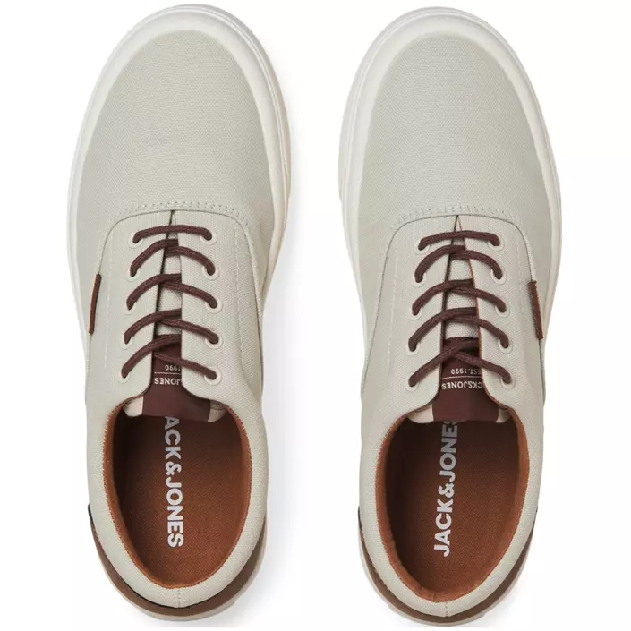 Jack & Jones JFWISLINGTON canvas sneakers, Moonbeam, large image number 2