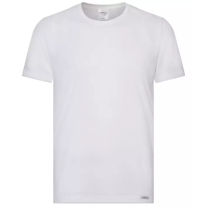 by Mikkelsen das dänische Abwehrtrikot Lauf-T-Shirt, Weiß, large image number 0