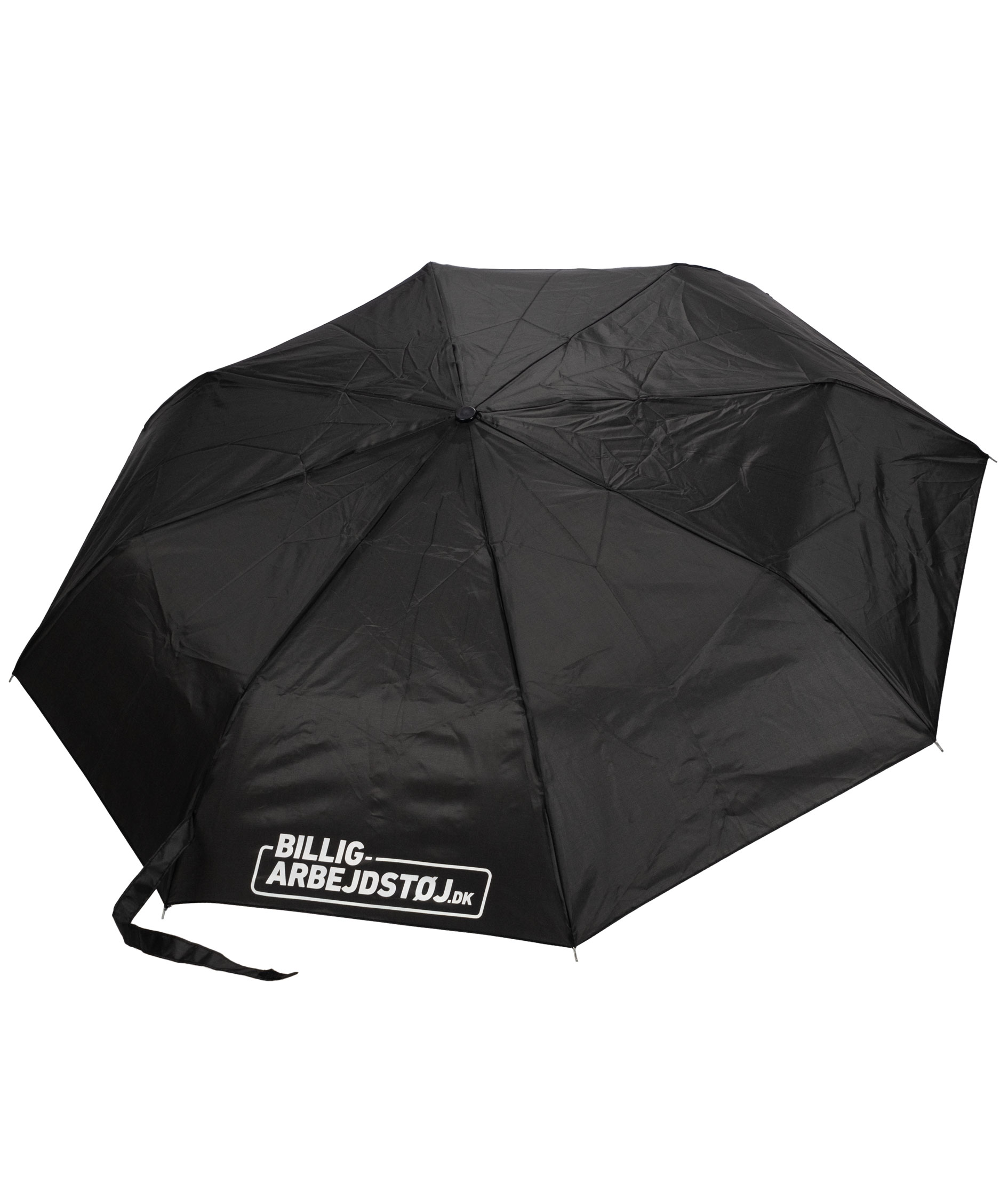 Billig-arbejdst&oslash;j.dk compact umbrella, Black, Black, large image number 0