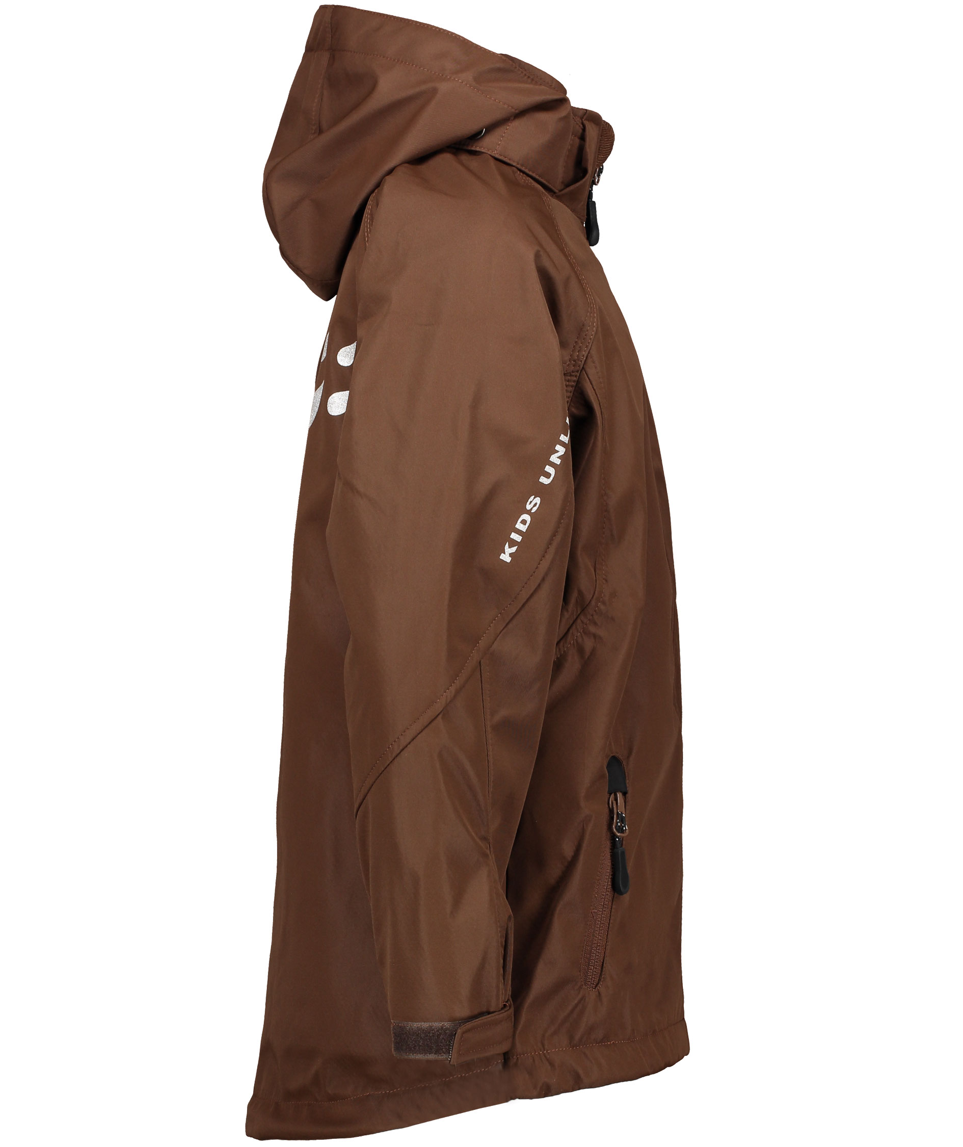 Ocean Tech softshell jacket for kids, Brown, large image number 3