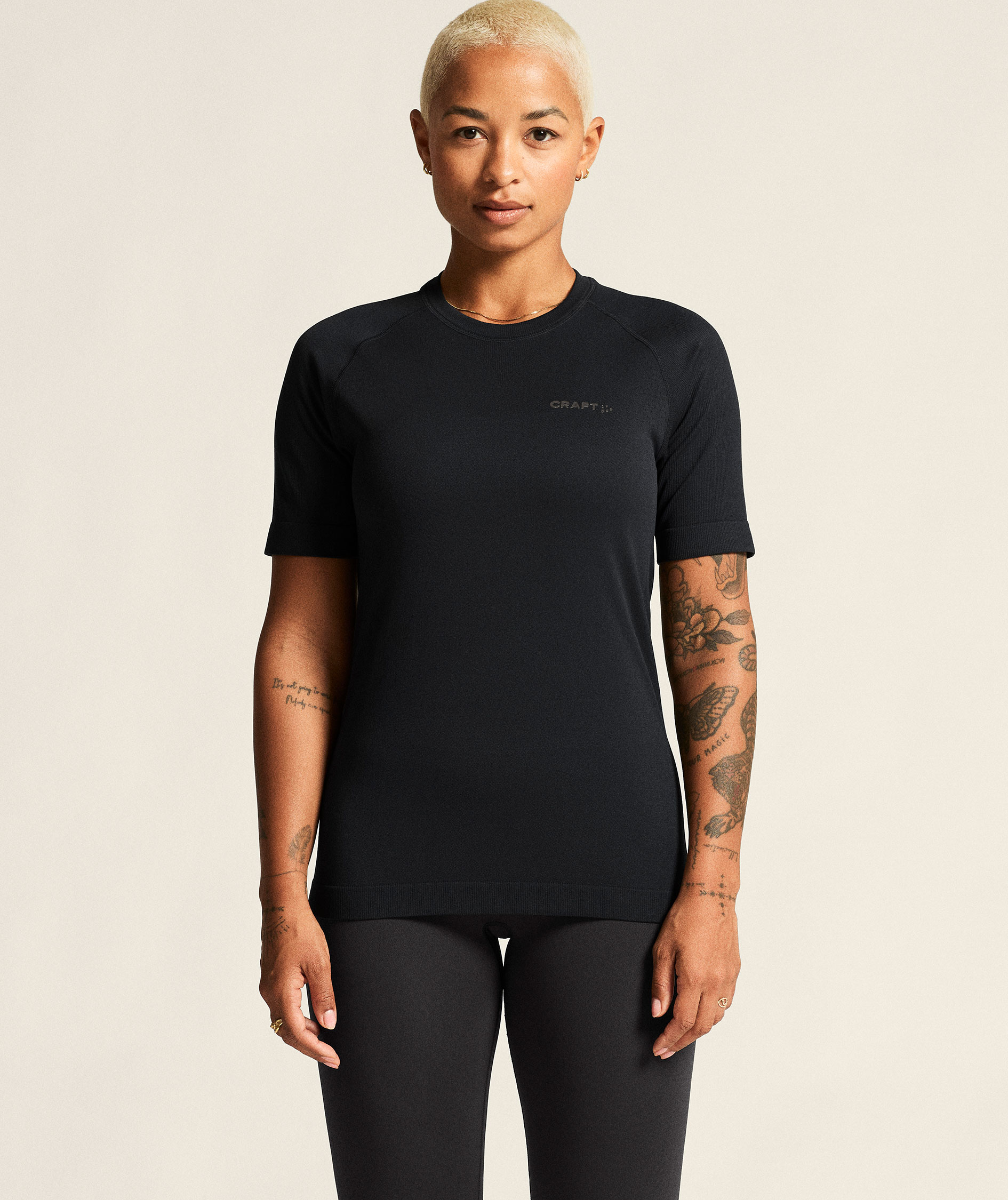 Craft Active Comfort 2 kort&aelig;rmet dame baselayer tr&oslash;je