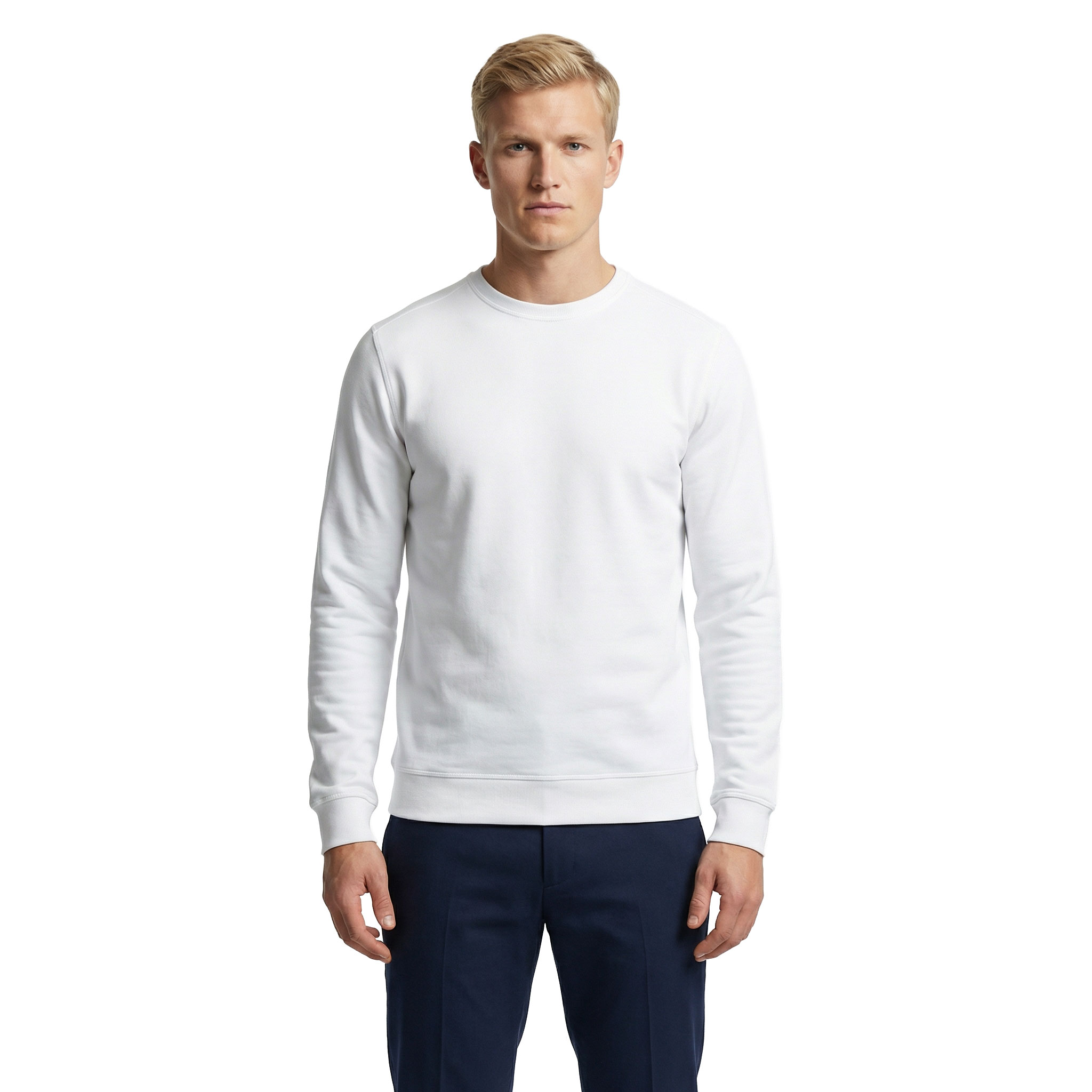 ID CORE collegegenser, Hvit, large image number 2