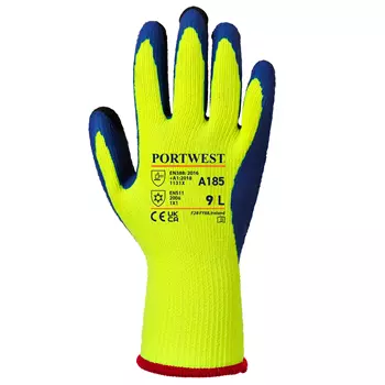 Portwest A185 Duo-Therm gloves, Yellow/Blue