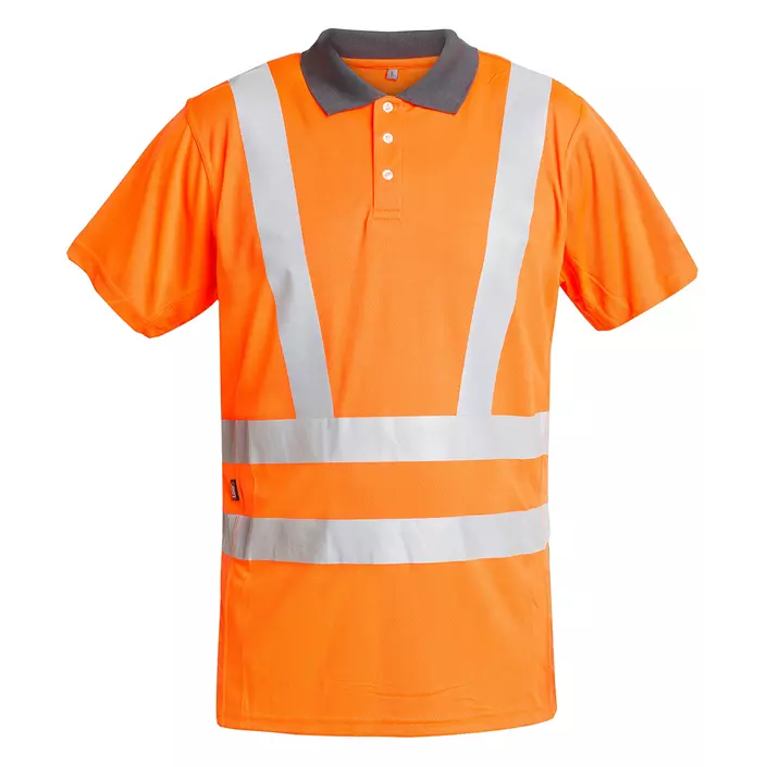 Engel arbejds polo T-shirt, Orange, large image number 0
