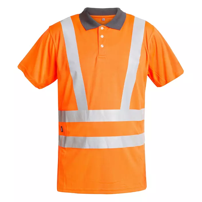 Engel work polo shirt, Orange, large image number 0