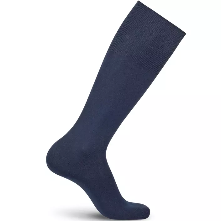 Worik Baumwolle Kniestrümpfe, Navy, large image number 0