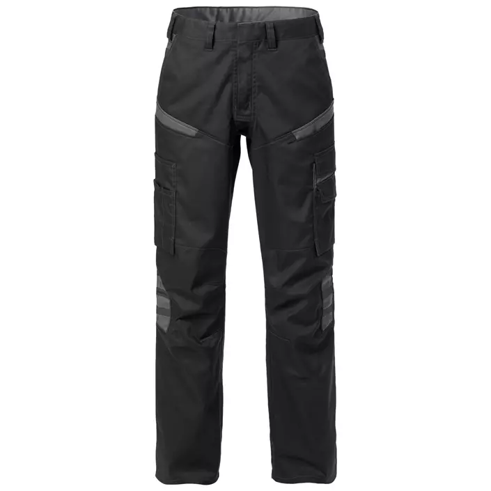 Fristads women's service trousers 2554, Black/Grey, large image number 0