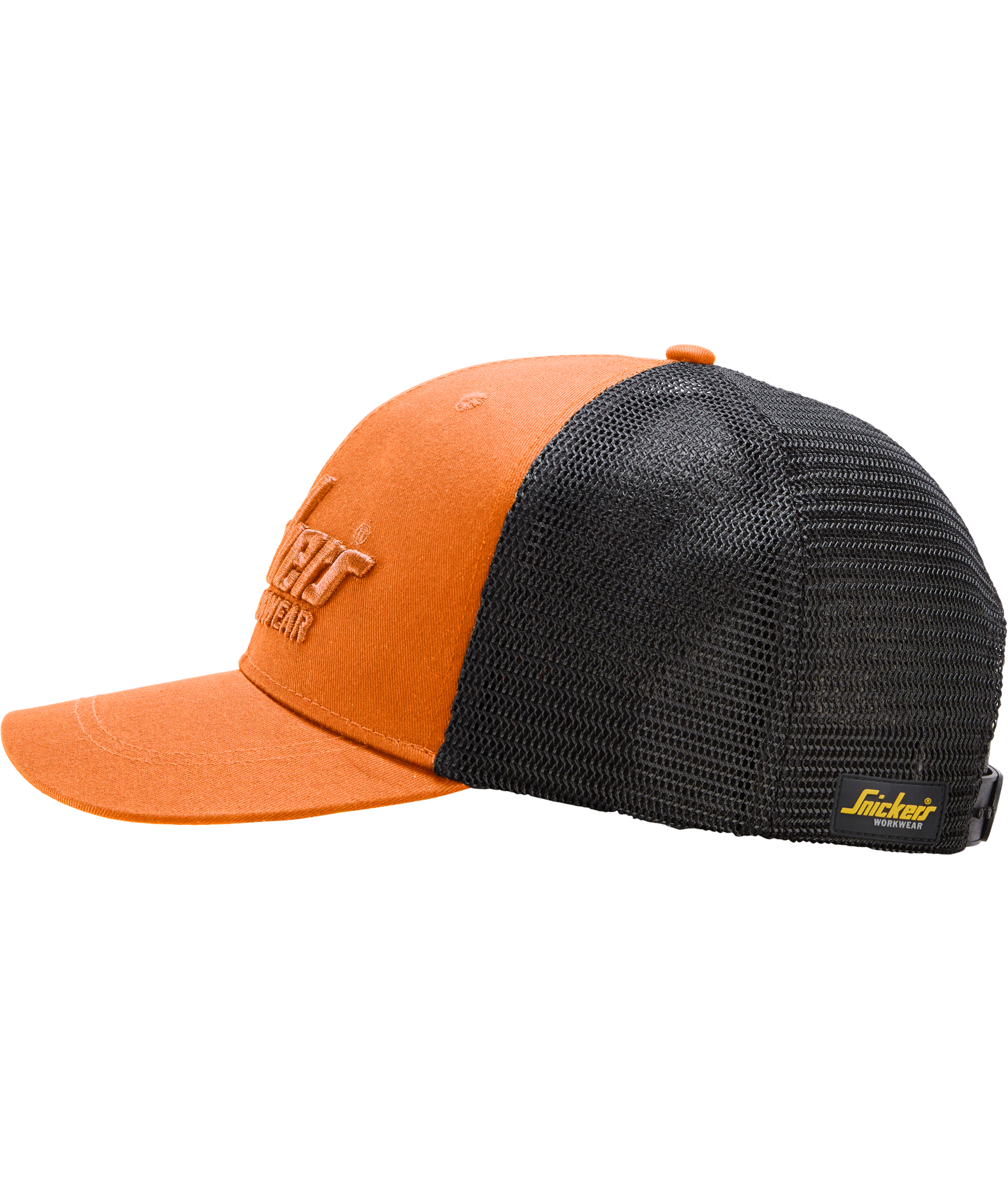 Snickers Trucker keps 9001, Warm Orange/Black, Warm Orange/Black, large image number 3