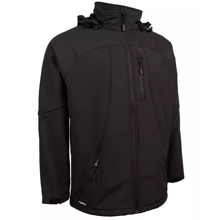Lyngsoe ​softshell jacket, Black, large image number 1