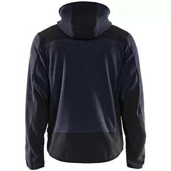 Blåkläder knitted jacket, Dark Marine Blue/Black